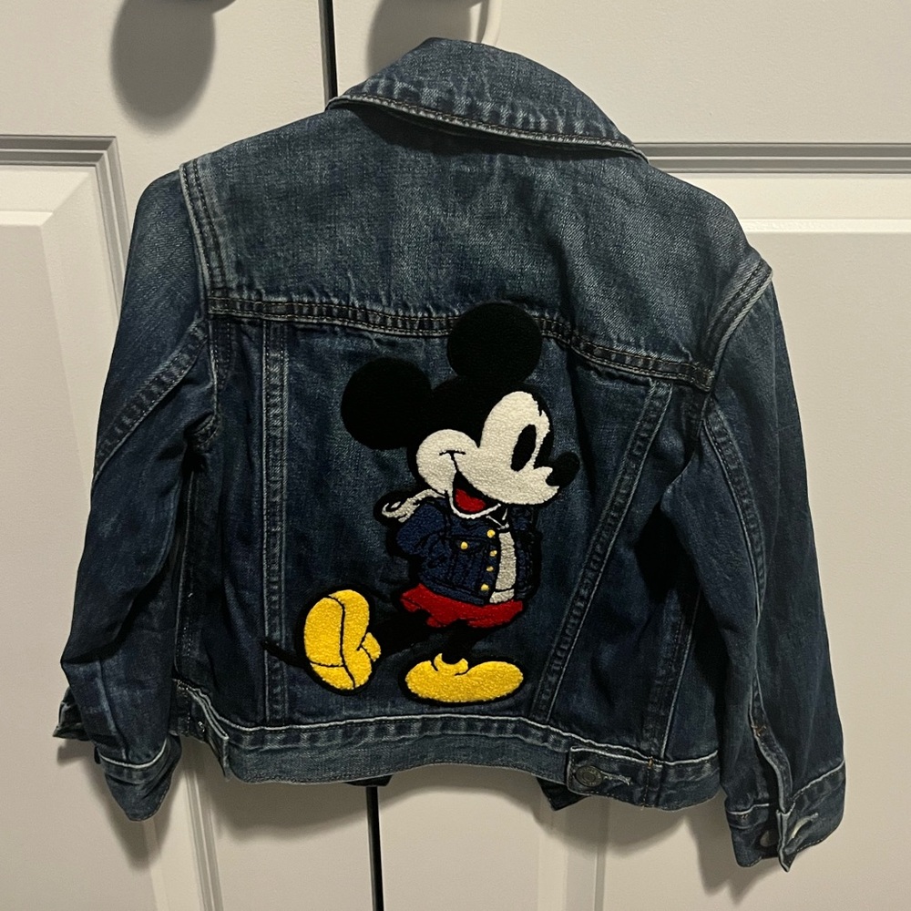 Baby Gap, Toddler Size 4 Mickey Mouse Jean Jacket